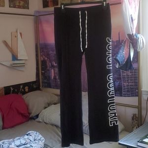 Juicy Couture Black lounge pants